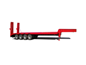 4 Axle Lowbed Semi Trailer For Sale