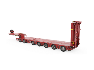 7 Axle 60ton Low Bed Semi Trailer
