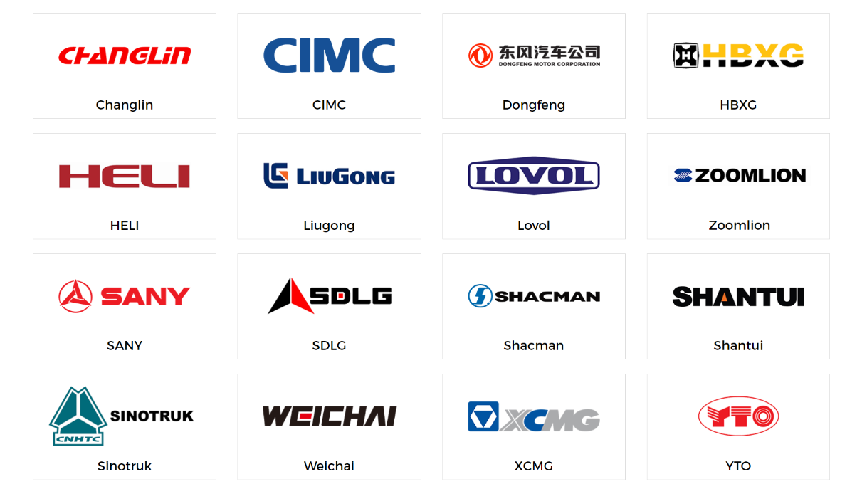 China construction brand Machinery and truck for sale China construction brand Machinery and truck for sale