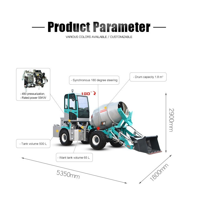 Self Loading Concrete Mixer For Sale