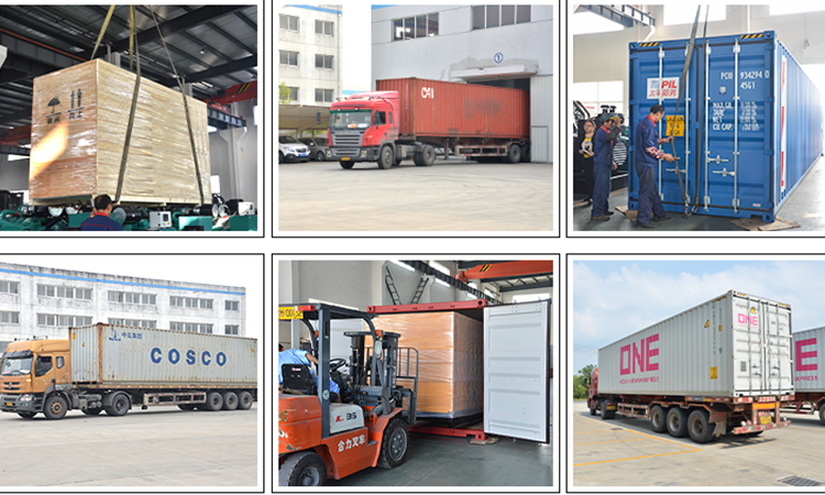 Mobile trailer type electric power silent diesel generator transport