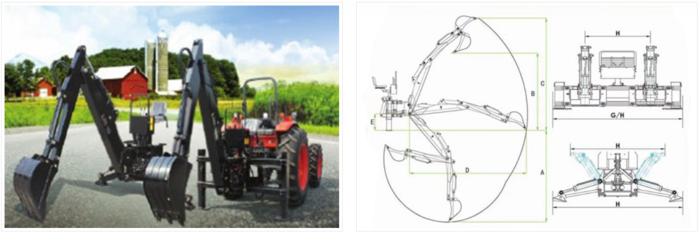 Tractor Backhoe Tractor Backhoe