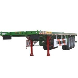 3 Axle 40ft Container Flatbed Semi Trailer