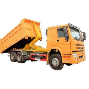 HOWO Hooklift Garbage Truck For Garbage Collection