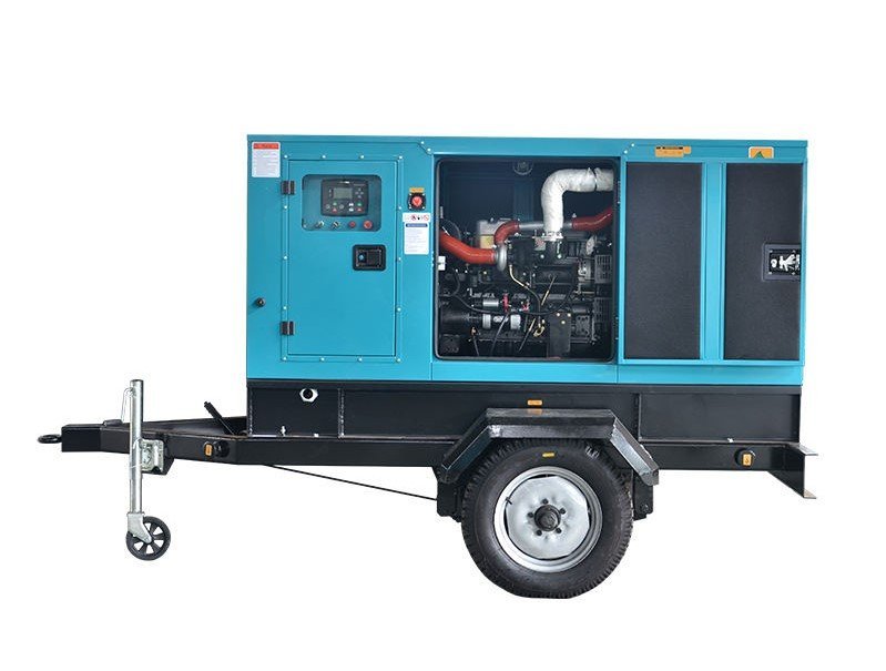 Mobile Trailer Type Silent Diesel Generator