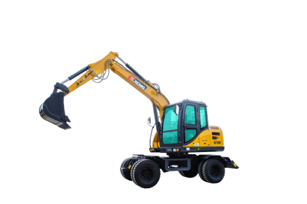XE75WD Earthmoving Machinery 6.5 Ton Wheel Excavator