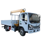 Dongfeng 4x2 135HP Truck with 4ton XCMG crane