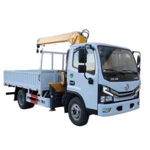 Dongfeng 4x2 135HP Truck with 4ton XCMG crane
