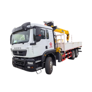 HOWO TX Euro2 6x4 371HP truck mounted 10Ton XCMG crane