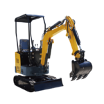 HT-10BZ Mini Excavator 1.0-Ton Crawler Digger with Steel Hydraulic Hoses