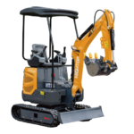 HT-16Z Mini Excavator 900kg Compact Crawler Digger Briggs Kepu Engine