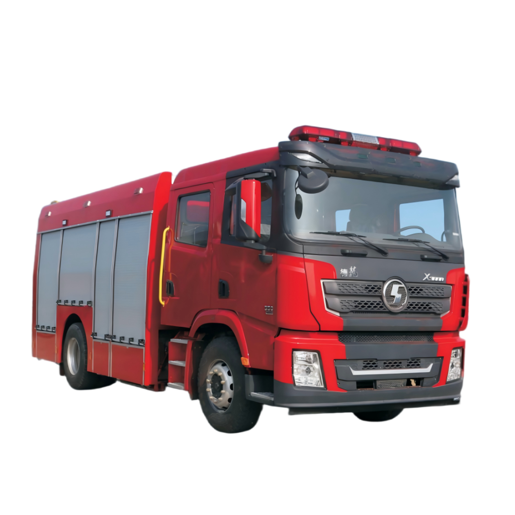 SHACMAN X3000 340HP 4x4 water and foam fire fighting truck