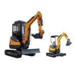 HT25-2 Mini Excavator — 2.5-Ton Telescopic Track & Boom Swing