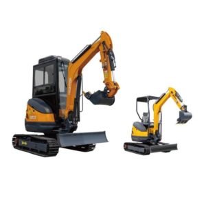 HT25-2 Mini Excavator — 2.5-Ton Telescopic Track & Boom Swing